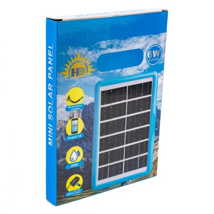Туристическая водонепроницаемая солнечная панель HB-660 6Вт 6В 