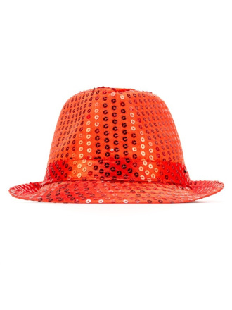 Шляпа без светодиодной подсветки красная