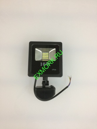 Светодиодный прожектор LED Slim 10 ватт 12/24В с датчиком движения