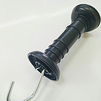 Рукоятка для ворот пружинных с изоляцией 2 штуки для электропастуха диэлектрические ручки с крюком