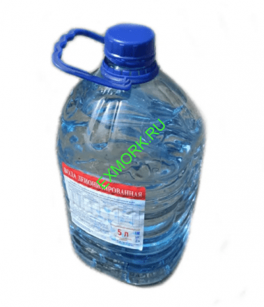 Деионизированная вода ультрачистая 99,999% 5 литров
