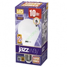 Светодиодная лампа Jazzway PLED-SP A60 10Вт 3000К Е27