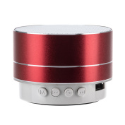 Портативная беспроводная мини колонка-FM Bluetooth/microSD/USB Красный