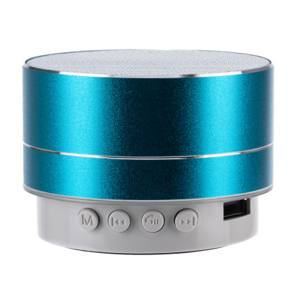 Портативная беспроводная мини колонка-FM Bluetooth/microSD/USB Синий