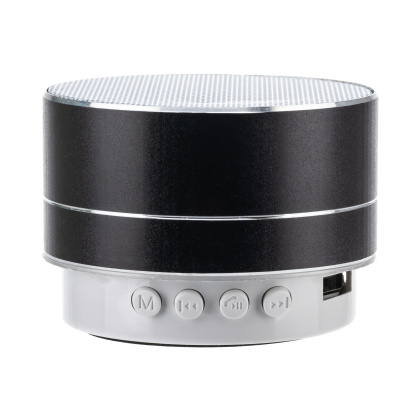 Портативная беспроводная мини колонка-FM Bluetooth/microSD/USB Черный