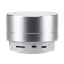 Портативная беспроводная мини колонка-FM Bluetooth/microSD/USB Белый