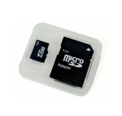 Карта памяти MicroSDHC 2GB Class 10 + SD адаптер + кейс для хранения, цвет черный