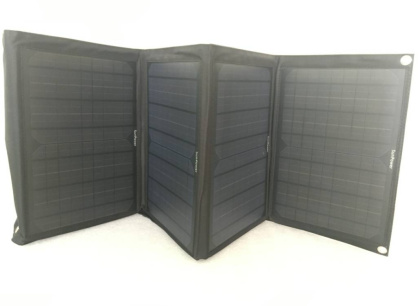 Раскладная солнечная панель SC50W 12 вольт USB черный