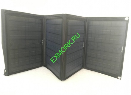 Раскладная солнечная панель SC50W 12 вольт USB черный