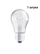 Лампа накаливания Лисма, Б, E27, 60Вт, 230В 1 штука