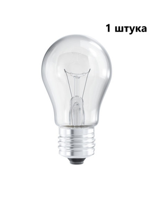 Лампа накаливания Лисма, Б, E27, 60Вт, 230В 1 штука