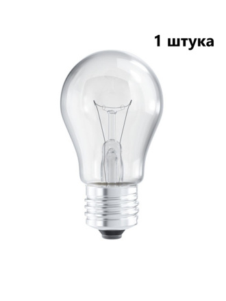 Лампа накаливания Лисма, Б, E27, 60Вт, 230В 1 штука