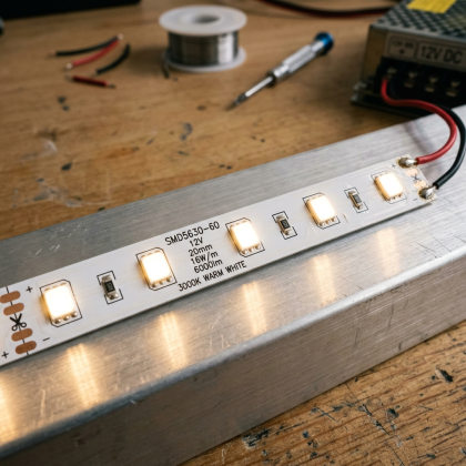 Лента светодиодная SMD5630-60-20-12-16-6000 3000К, длина 5 метров