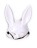 Карнавальная маска кролика белая глянец
