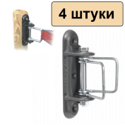 Изолятор для лент до 40 мм 4 штуки угловой двусторонний