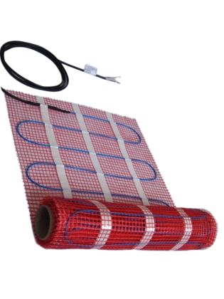 Теплый пол (нагревательный мат на сетке) 150Вт / м.кв-2.5 м2