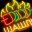 Неоновая вывеска Шашлык 36Х33 см