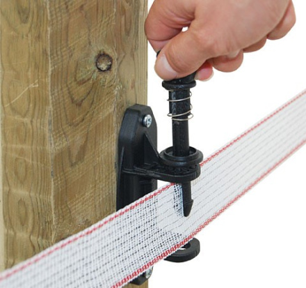 Держатель-натяжитель ленты до 40 мм 2 штуки для электропастуха