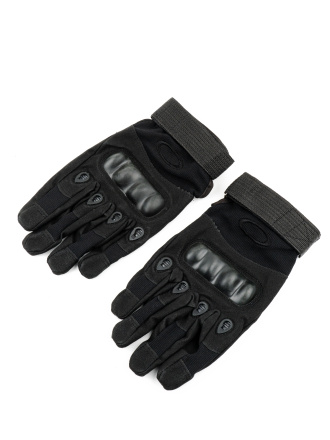 Мужские тактические перчатки черного цвета  размер XL