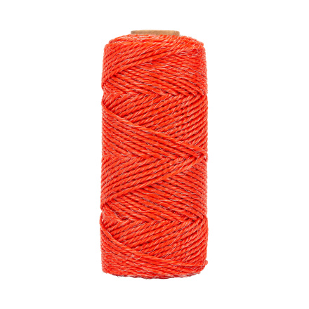 Веревка (проволока, шнур) для электропастуха 100 метров 2 мм красная