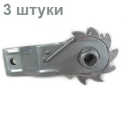 Натяжитель провода и троса зубчатый 3 штуки для шпалеры виноградника и электропастуха