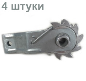 Натяжитель провода и троса зубчатый 4 штуки для шпалер виноградника и электропастуха
