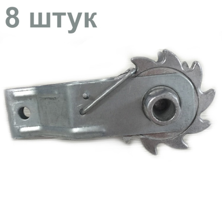 Натяжитель провода и троса зубчатый 8 штук для шпалер винограда и электропастуха