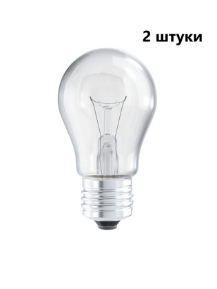 Лампы накаливания Лисма, Б, E27, 60Вт, 230В 2 штуки