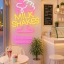 Неоновая вывеска MILK SHAKES 32х37см