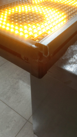 Светодиодная LED бегущая строка 100х20 желтая Уценка!