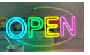 Неоновая вывеска OPEN 42х25 см