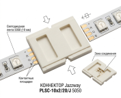 Коннектор Jazzway  PLSC-10x2/20/J (5050)