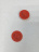 Накладка на бюстгальтер размер М красная 2 штуки