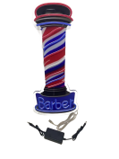 Неоновая вывеска Barber 60х27 см