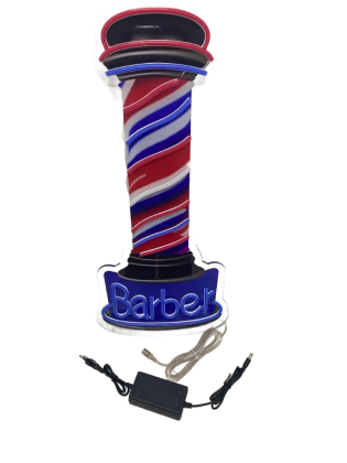 Неоновая вывеска Barber 60х27 см