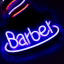 Неоновая вывеска Barber 60х27 см