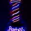 Неоновая вывеска Barber 60х27 см