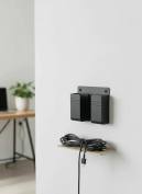 Настенный держатель для телефона, подвесной органайзер для пульта, темно-серый