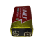Батарейка Крона 9V (элемент питания)6F22  2 шт. 